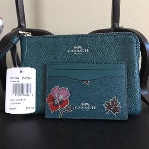 Coach wristlet and card holder